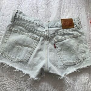 Levi’s 501 high waisted shorts